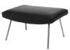 Fotel  z Podnóżekem Wół czarna skóra #4