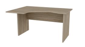 Biurko narożne, Standard, 140x105x76, lewe