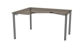 Biurko narożne 140x105x76, lewe
