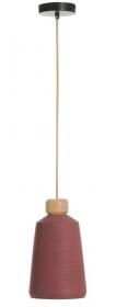 Lampa Conic Cement Pink