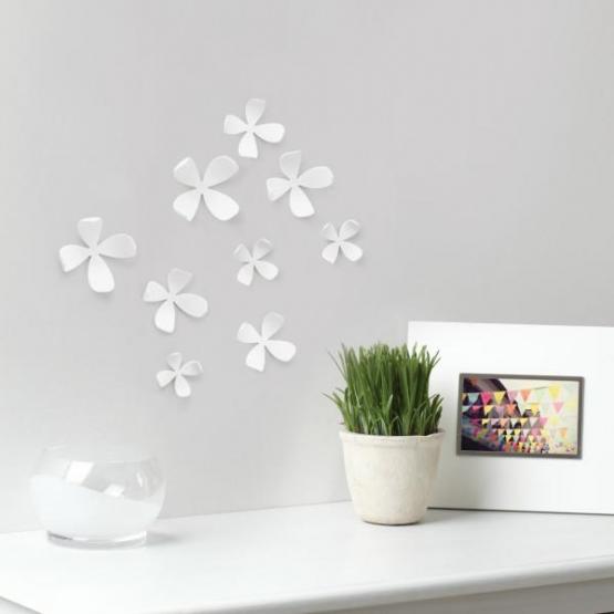 Dekoracja ścienna Wallflower White