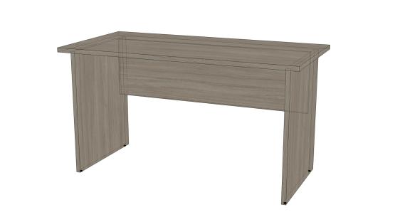 Biurko STANDARD (nogi z płyty), 140x70x76h